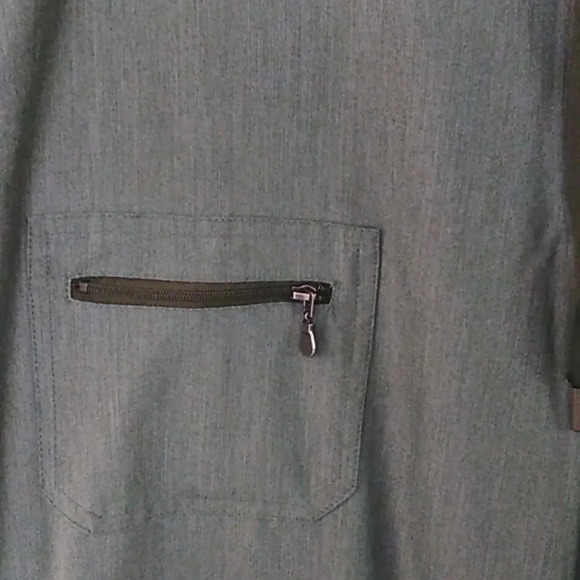 ADAR PRO, DARK SAGE GREEN, STRAIGHT, SIDE VENT, CARGO, SCRUB, PANTS 32" LENGTH - Picture 2 of 10